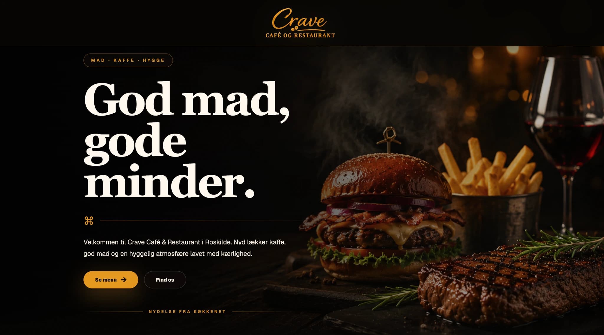 Crave Café & Restaurant desktop preview